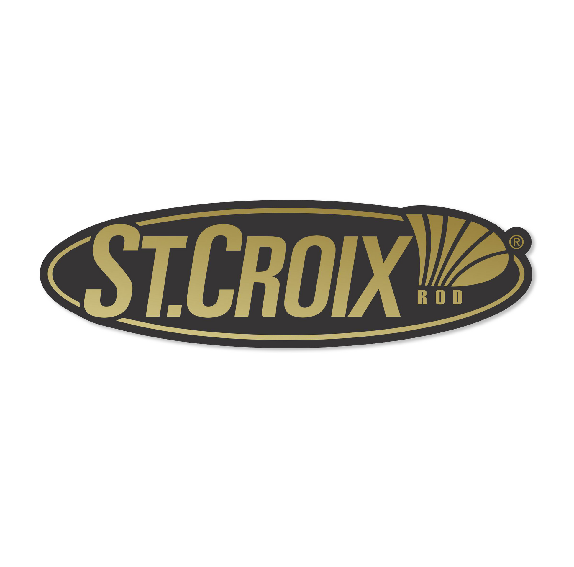 12" St Croix Black Carpet Decal