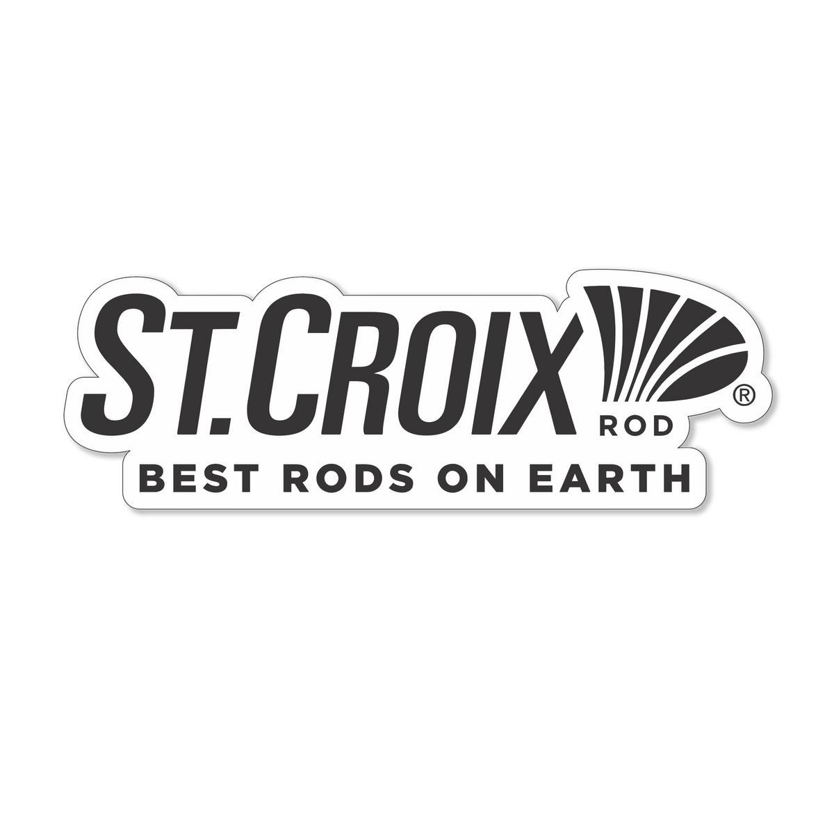 12" St Croix White Carpet Decal