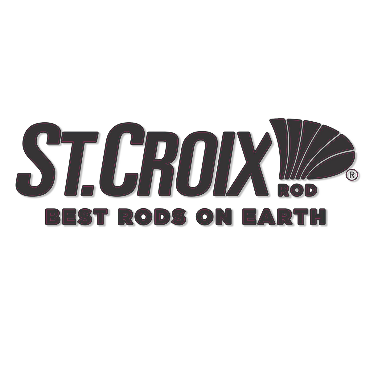 12" St Croix Black Decal