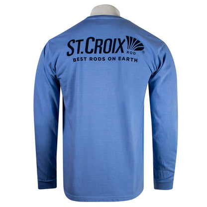 St. Croix Washed Denim Comfort Colors Long Sleeve